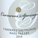 Carneros Springs Cabernet Sauvignon 2018